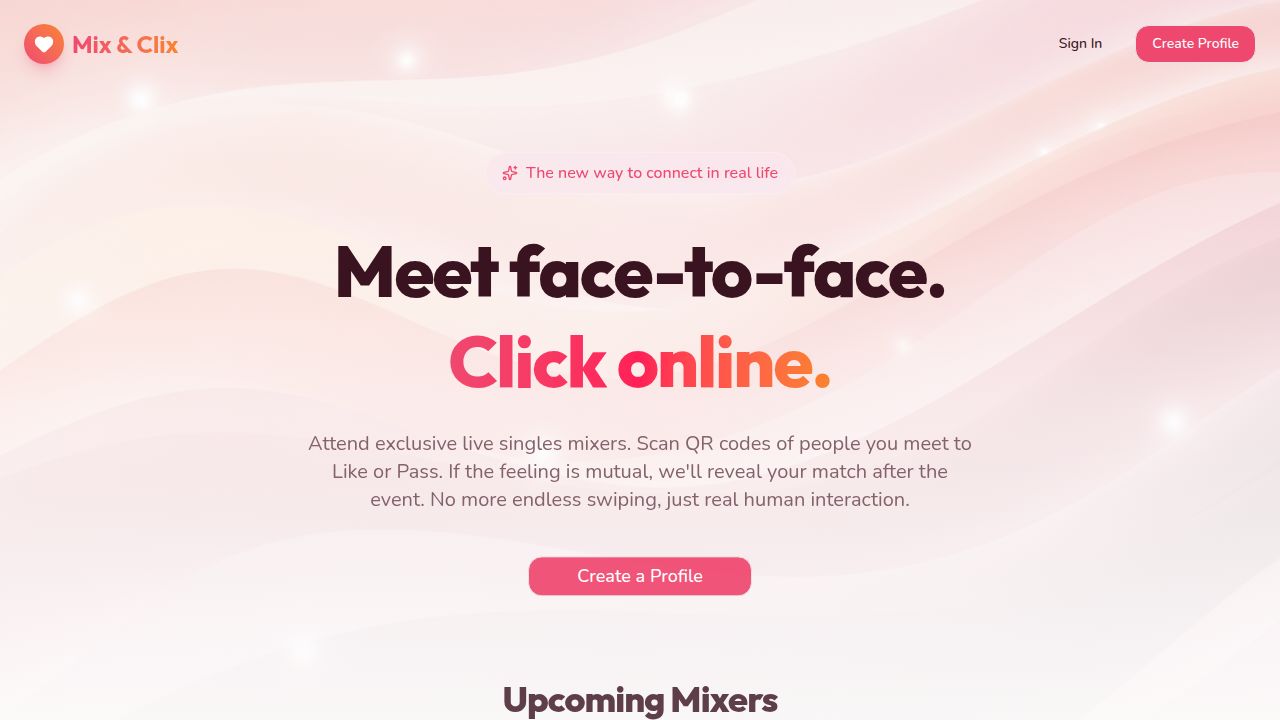 Mix & Clix — Singles Mixer Events in Toronto, GTA & Ontario